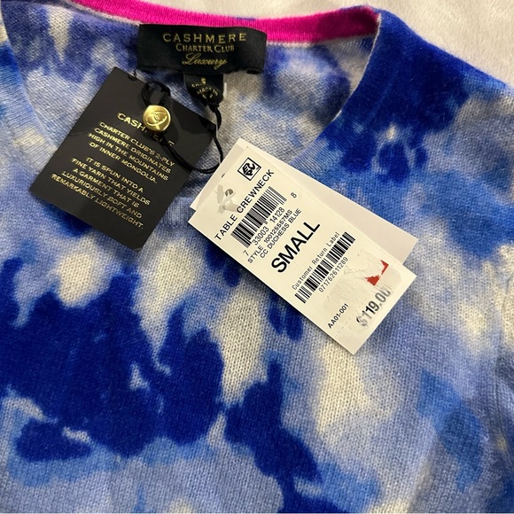 Cashmere Charter Club Luxury Sweater NWT - Picture 4 of 5